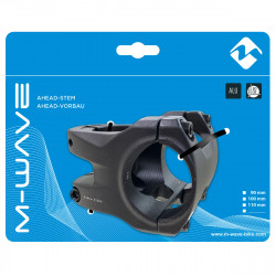 Pipa M-WAVE ST-M4.1 31.8-1.1/8 mm Negru 50 mm - Img 2