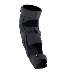 Protectii Genunchi Alpinestars A-Impact Plasma Pro Knee Shin Protector Black White S - Img 2