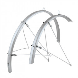 Set aparatori Force Aluflex road 28 argintii