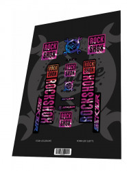 Set stickere adezive furca ROCKSHOX Sektor Plastic Gradient 2018
