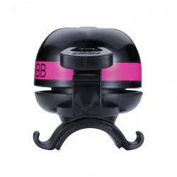 Sonerie pentru bicicleta BBB-14 Easyfit negru-portocaliu/galben/magenta