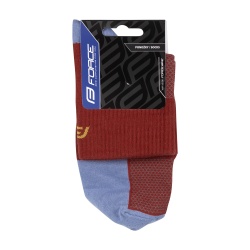Sosete Force EDGE, rosu-albastru S-M/36-41 - Img 3