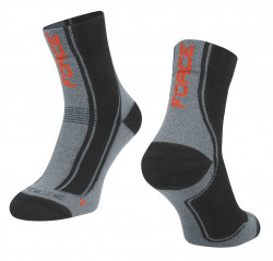Sosete Force Freeze negru/rosu