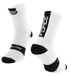 Sosete Force Long Pro White-Black L-XL / 42-46