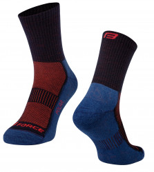 Sosete Force Polar Albastru/Rosu S-M/36-41