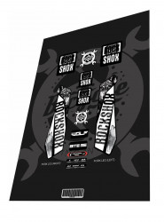 Stickere adezive furca ROCKSHOX Pike Wolf 2016