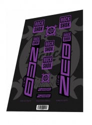 Stickere adezive furca ROCKSHOX Zeb Select 2022 Purple