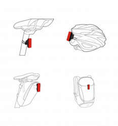 Stop bicicleta RAVEMEN TR20 USB 20 LM Negru