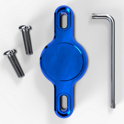 Suport Apple AirTag pentru cadru Muc-Off Secure Tag Holder V2 Albastru