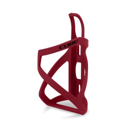 Suport bidon CUBE Bottle Cage HPP Left-Hand Sidecage Bordeaux-Negru