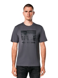 Tricou Alpinestars Flag CSF Tee Charcoal/Black L
