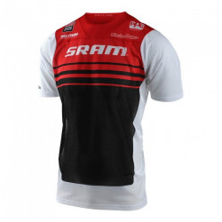Tricou Bicicleta Troy Lee Designs Skyline Air Ss Formula Sram Red / White