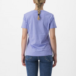 Tricou casual Castelli Pedalare Tee, de dama, Violet, M - Img 2