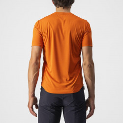 Tricou casual Castelli Tech 2 Tee Portocaliu - Img 2