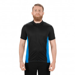 Tricou Ciclism SQUARE Perforance S/S Albastru Negru - Img 1