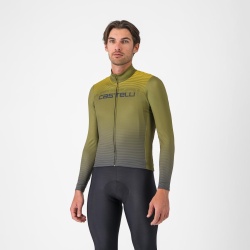 Tricou cu maneca lunga Castelli Apice Thermal Salvie/Albastru/Mango Mojito M