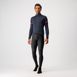 Tricou cu maneca lunga Castelli Fondo 2 FZ Bleumarin/Rosu - Img 4