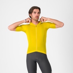 Tricou cu maneca scurta Castelli Espresso 2, pentru barbati, mango mojito XXL