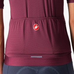 Tricou cu maneca scurta Castelli Espresso W, de dama, Visiniu, S - Img 4