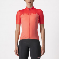 Tricou cu maneca scurta Castelli Velocissima de dama Corai/Roz