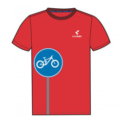 Tricou CUBE After Race Junior Fichtelmountains Rosu