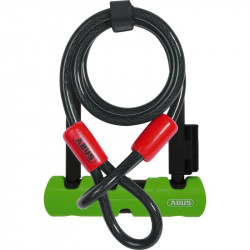 ANTIFURT ABUS U-LOCK SI CABLU ULTRAM MINI 140mm/ 1200mm/10mm