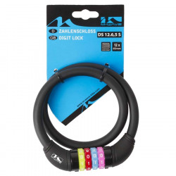 Antifurt M-Wave cifru 12x650mm negru - Img 2