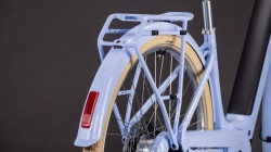 BICICLETA ELECTRICA CUBE ARUBA HYBRID 600 EASY ENTRY BLUEBLOSSOM CREME - Img 13