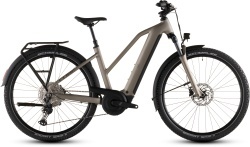 BICICLETA ELECTRICA CUBE NURIDE HYBRID PRO 600 TRAPEZE FLASHSTONE CHROME - Img 3