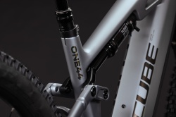 BICICLETA ELECTRICA CUBE STEREO HYBRID ONE44 HPC SLX EVO 800 SLATEGREY PRIZM 2027 cadru L (20") - roti 29 - Img 2
