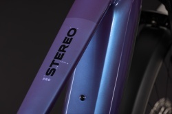BICICLETA ELECTRICA CUBE STEREO HYBRID ONE44 PRO 800 FE BLUEIRIS PURPLE 2027 cadru L (20") - roti 29 - Img 3