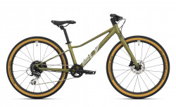 Bicicleta MTB copii Superior FLY 24 Matte Olive Metallic/Hologram Chrome