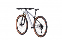 Bicicleta MTB Hardtail CUBE ELITE C:62 PRO Silver Carbon