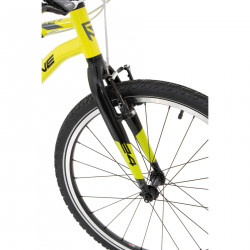 Bicicleta Rock Machine Thunder 24/2 VB 24 Galben Neon/Negru/Gri 12.5 - Img 3