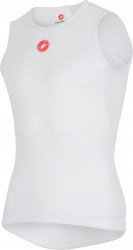 Bluza corp fara maneci Castelli PRO Issue SL Alb