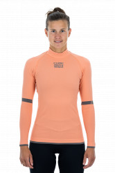 Bluza De Corp CUBE WS Baselayer Race Be Warm L/S Coral - Img 2