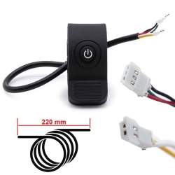 Buton acceleratie pentru trotinete negru