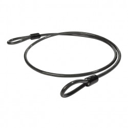 CABLU ANTIFURT CUBE SPIRAL LOCK EXTRA 10 x 1800 mm Negru
