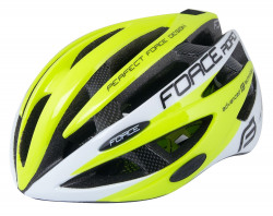 Casca Force Road fluo/alb L-XL (58-63 cm)