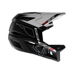 Casca Leatt MTB Gravity 6.0 Carbon White L - 59-60cm - Img 3