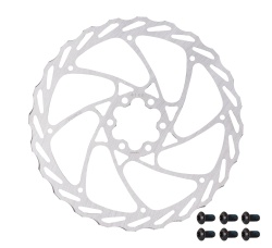 Disc Frana Force-4 180mm 6 gauri argintiu