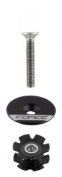 Floare furca Force 1.1/8 Al, cu capac si surub, negru