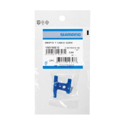 Ghidaj Cablu SHIMANO SM-SP18 sub cadru albastru - Img 3