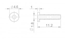 Insertie pentru Compresie SHIMANO BH-90 de 2,1 mm - Img 2