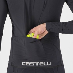 Jacheta de vant Castelli Squadra Stretch, pentru barbati, lime electric/gri inchis, XXXL - Img 3