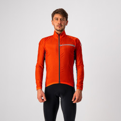 Jacheta de vant Castelli Squadra Stretch Rosu/Antracit