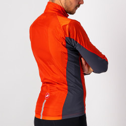Jacheta de vant Castelli Squadra Stretch Rosu/Antracit - Img 4