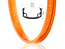 Janta BMX 20"-36H Orange