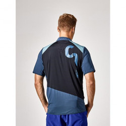Jersey CUBE AM maneca scurta grey´n´black´n´blue M