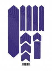 Kit stickere adezive protectie cadru Flow Lines Basic Kit V2 Purple